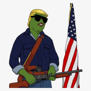 'alt Right' And Trump Supporters Rally Around Anti - Pepe Trump They Live