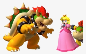 Bowser Kidnapping Peach - P. City Super Mario Party Small Wall Decals