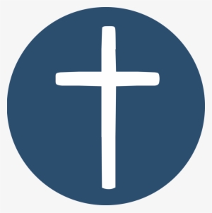 Blue Mission Initiative Cross Circle - Cross In Circle Png