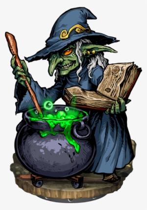 Witch And Cauldron Png
