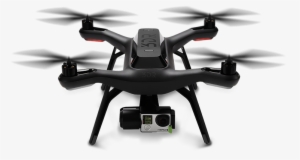 Graphic Black And White Library Drone Transparent Hd - 3dr Solo Aerial Quadcopter