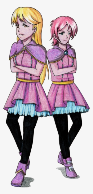 Michychan, Equestria Girls, Fuchsia Blush, Lavender - Anime Girl Rainbow Transparent Background