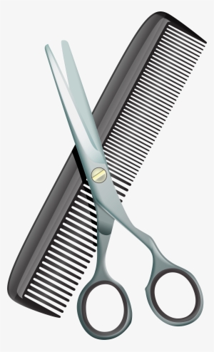 Comb And Scissors Clipart