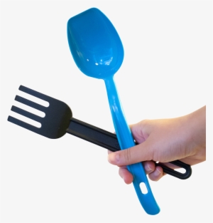 Hand Holding Fork And Spoon Png Image - Holding Spoon Png