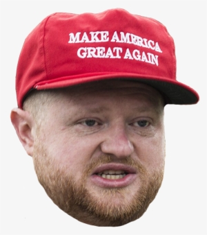 Maga Burger Emote - Make America Great Again - Red Foam Front, Mesh Hat