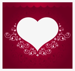 Happy Valentines Day Png Transparent Image - Transparent Heart Frame