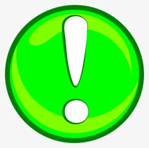 Green Exclamation, Mark, Button, Icon, Sign, Green - Exclamation Mark