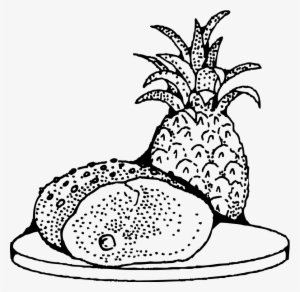 How To Set Use Ham With Pineapple Clipart