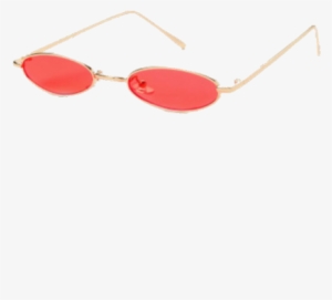 Aesthetic Tumblr Red Glasses Sunglasses Circle Transparent Png