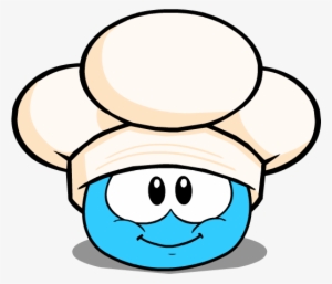 Chef's Hat In Puffle Interface - Chef Hat Cartoon Png