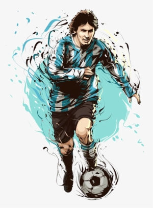 Football Player Design Free Download - Argentina Football Art
