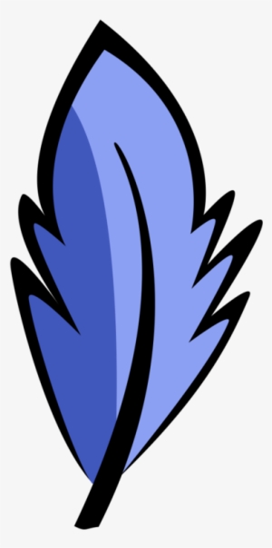 Photoshop Clipart Blue Feather - Png Cartoon Feather