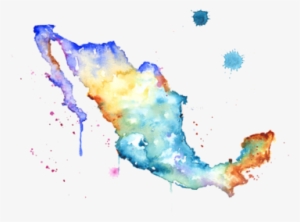 Il 570xn - 803235615 L6ff - Map Of Mexico Water Color
