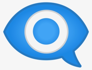 Download Svg Download Png - Eye In Speech Bubble