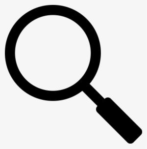Magnifying Glass Search Icon - Magnifying Glass Silhouette Png