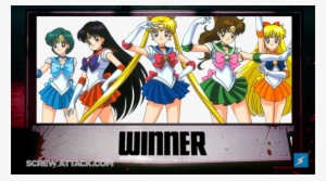 The Winner Is Sailor Moon - Sailor Moon And Scouts