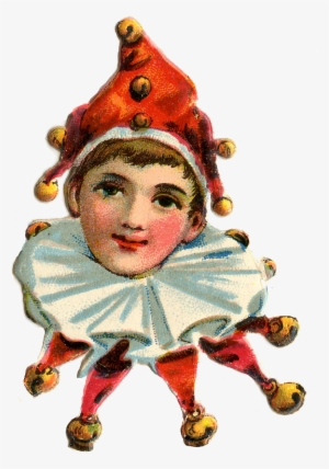 Jester - Vintage Clown Clip Art