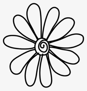 Common Daisy Doodle Drawing Flower Clip Art - Flower Doodle Png