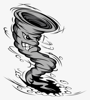 Tornado Icon Design - Cartoon Hurricane