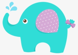 Baby Elephant Png Image Background - Dibujo Elefante Bebe Para Baby Shower