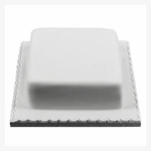 Shape~square - Plain White Square Cake
