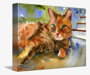 Banner Transparent Download Cat King Painting Animal - Watercolor Painting