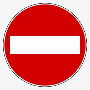 Road Sign No Entry