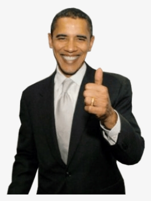 Thumb Up Obama - Obama Thumbs Up Png