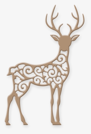 Store Search - La-la Land Crafts La-la Land Die - Filigree Reindeer