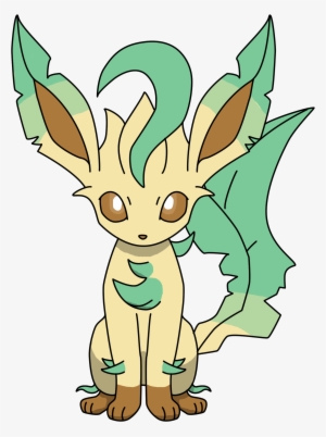 Leafeon Sitting Png By Proteusiii - Pokemon Leafeon