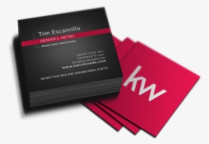 Keller Williams Square Business Cards - Square Business Cards