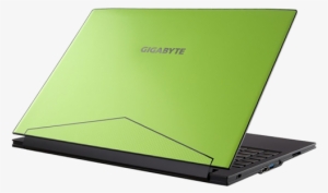 Gigabyte Aero 14 Laptop Green Left Back