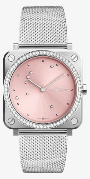 Bell & Ross Br S Diamond Eagle Pink