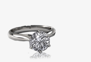 Solitaire Ladies Diamond Ring Pink Diamonds - Engagement Ring
