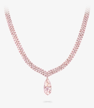 Pink Diamond Necklace 57 94 Cts Graff In - Necklace