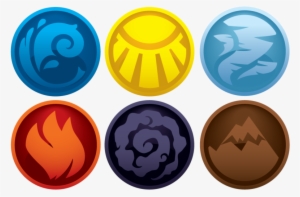Element Symbols By V-pk Element Symbols, Fire Element, - Symbol Element