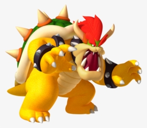 Smg4 Bowser Tiny Face Render By Thegamerlover-d9nr5n1 - Bowser Png