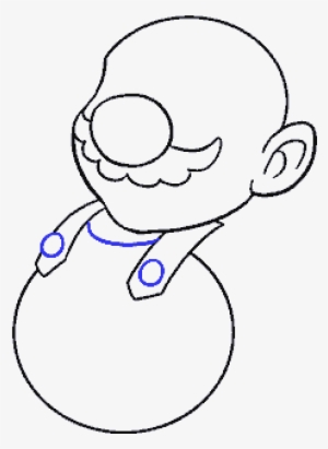 How To Draw Super Mario - Cartoon