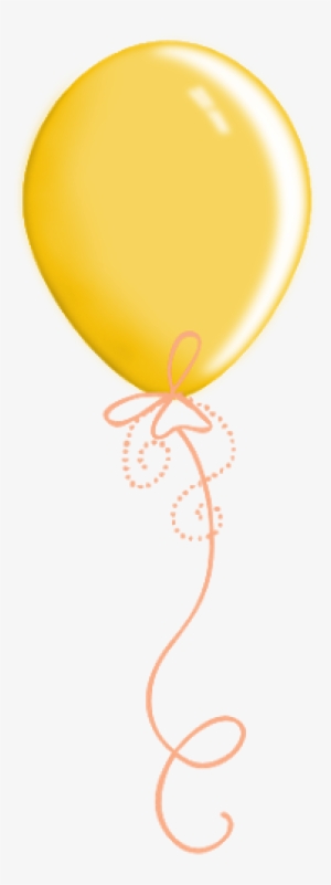 Yellow Balloon Happy Birthday, Birthday Doodle, Birthday - Yellow Balloon Clipart Transparent