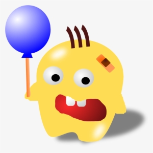 This Free Icons Png Design Of Monster With A Balloon