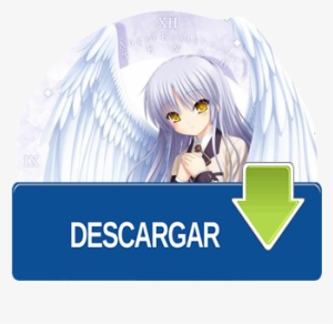 Nuevo Boton Descarga By Sekai - Angel Beats! - Tcg Universal Play Mat [angel]