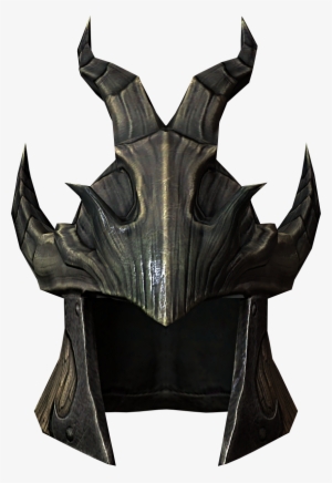 Dragon Helmet Skyrim - Demon Helmet Png