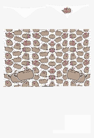 Emoji Cat Meow - Pusheen 2 Sheets Of Gift Wrap And 2 Gift Tags