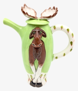 Tall Moose Ceramic Teapot - Moose