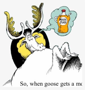Moose - Png - Dr Seuss Sleep Book Moose Juice