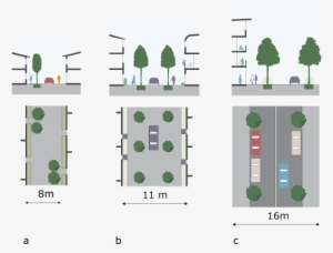 Informal Tree-planting To Guide And Slow Down Vehicles - Street