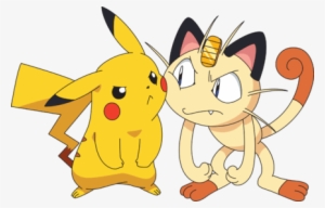 Pikachu And Meowth - Pokemon Meowth Vs Pikachu