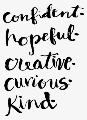 Confidence Drawing Transformation - Quote Lettering Png Transparent