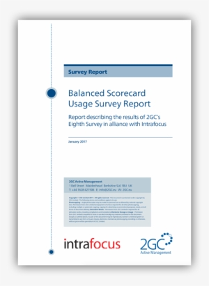 2016 balanced scorecard survey - balanced scorecard