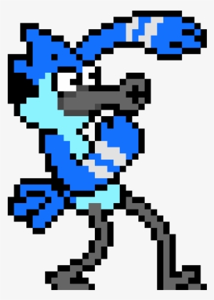 Mordecai - Mordecai Pixel Art